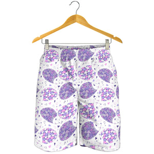 Hedgehog Pattern Print Design 05 Men Shorts