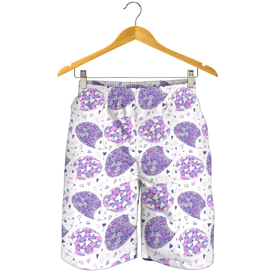 Hedgehog Pattern Print Design 05 Men Shorts