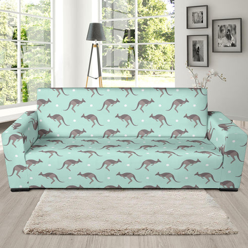 Kangaroo Pattern Background Sofa Slipcover