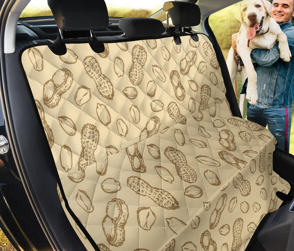 Hand Drawn Peanuts Pattern Dog Car Seat Covers