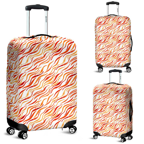 Fire Flame Watercolor Pattern Luggage Covers