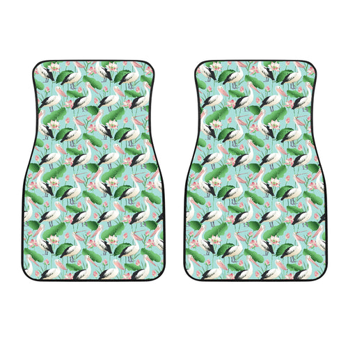 Pelican Pattern Print Design 01 Front Car Mats