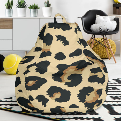 Leopard Print Design Pattern Bean Bag Cover