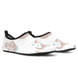 Cute Sea Otters Pattern Aqua Shoes