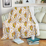 Corn Pattern Print Design 02 Premium Blanket