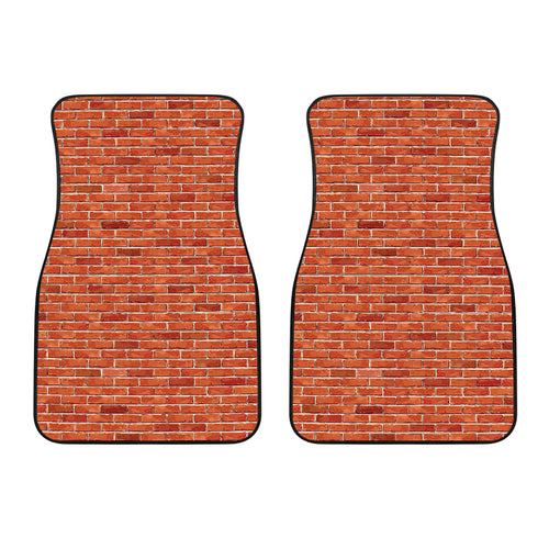Brick Printed Pattern Print Design 03 Front Car Mats