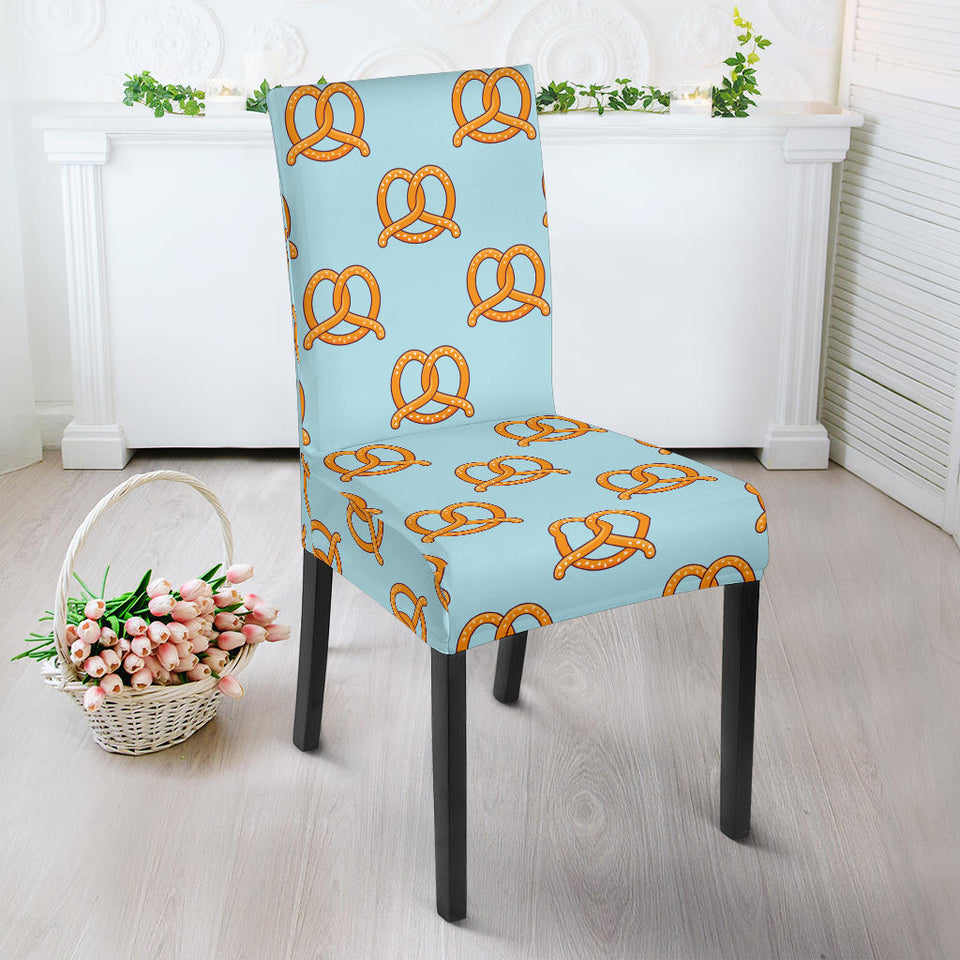 Pretzels Pattern Print Design 03 Dining Chair Slipcover