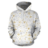 Christmas Tree Christmas Element Silver Gold Pattern Men Women Pullover Hoodie
