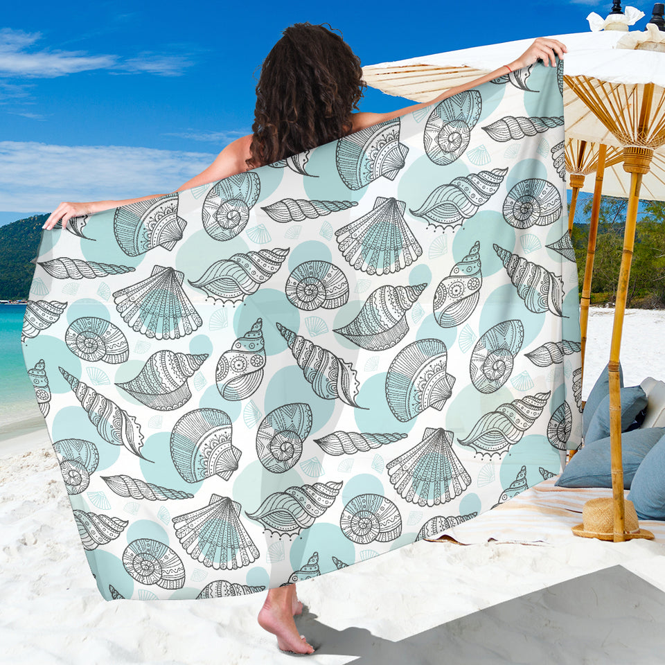Shell Polynesian Tribal  Sarong
