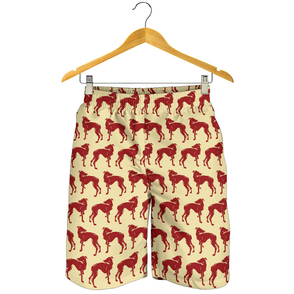 Greyhound Pattern Print Design 04 Men Shorts