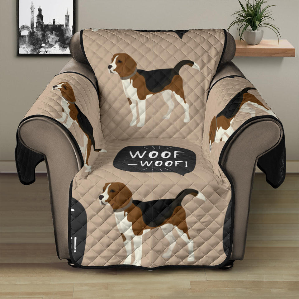 Beagle pattern Recliner Cover Protector