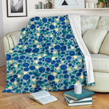 Blueberry Design Pattern Premium Blanket