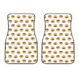 Pretzels Pattern Print Design 02 Front Car Mats