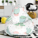 Pastel Colorcactus Pattern Copy Bean Bag Cover