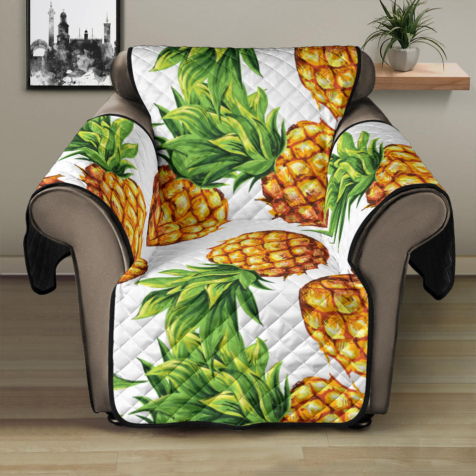 Pineapples design pattern Recliner Cover Protector