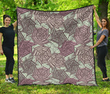Spider Web Cobweb Design Color Pattern Premium Quilt