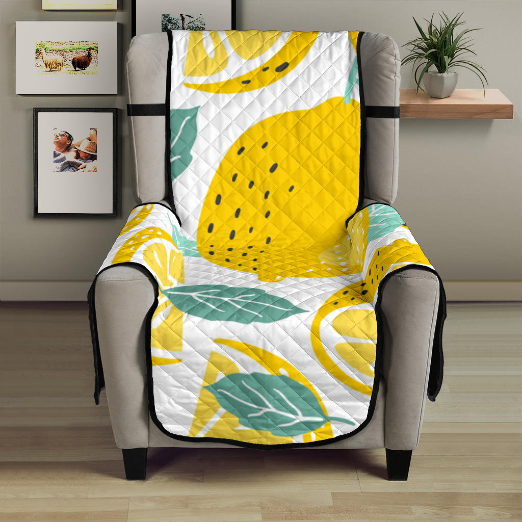 lemon design pattern Chair Cover Protector