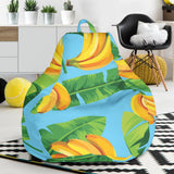 Banana Leaves Banana Design Pattern Bean Bag Cover