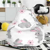 Watercolor Cute Rabbit Pattern Bean Bag Cover