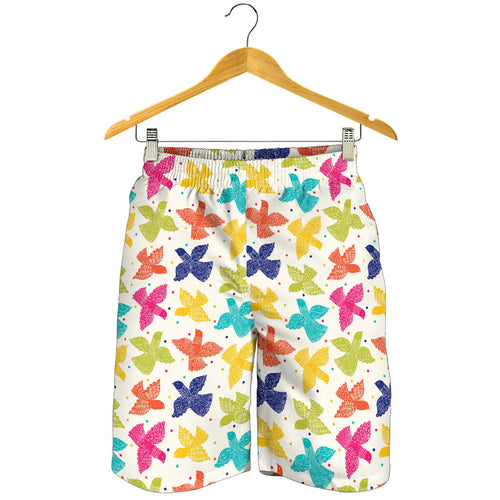 Pigeon Pattern Print Design 01 Men Shorts