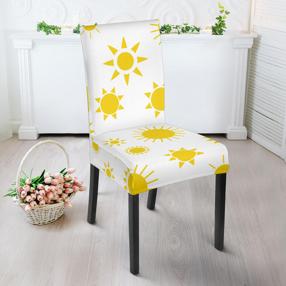 Sun Pattern Dining Chair Slipcover