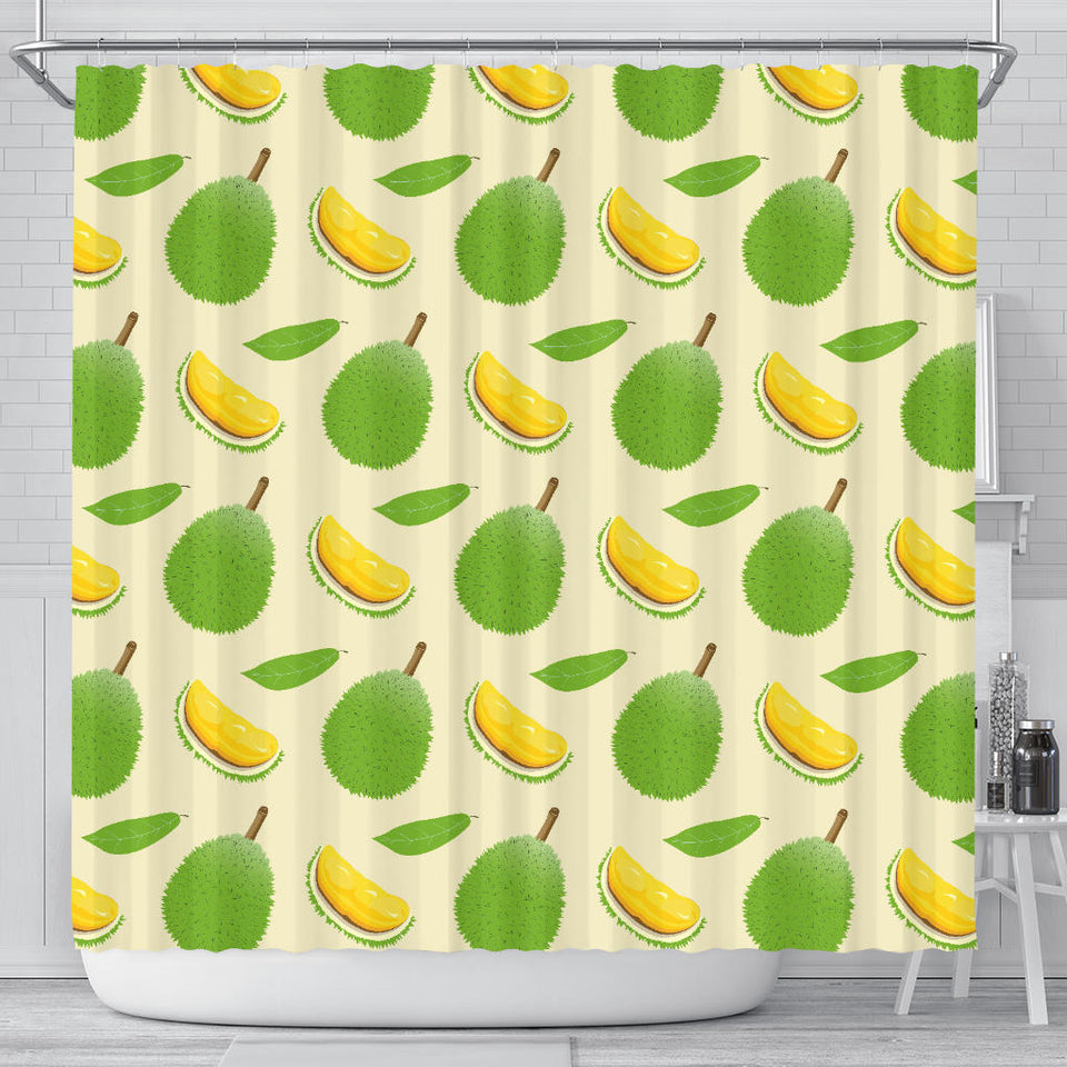Durian Pattern Shower Curtain Fulfilled In US