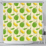 Durian Pattern Shower Curtain Fulfilled In US