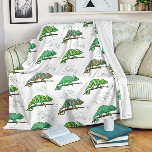 Chameleon Lizard Pattern Premium Blanket