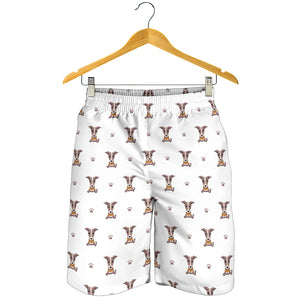 Greyhound Pattern Print Design 05 Men Shorts