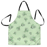 Broccoli Sketch Pattern Adjustable Apron