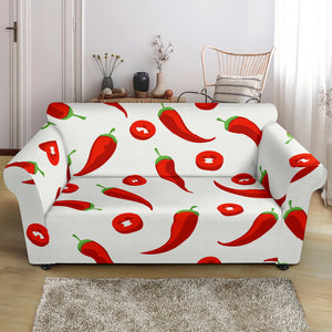 Chili Pattern Loveseat Couch Slipcover