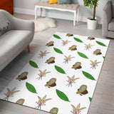 Color Hand Drawn Cocoa Pattern Area Rug