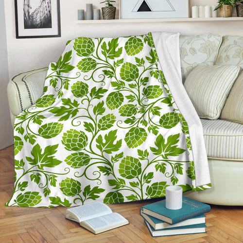 Hop Design Pattern Premium Blanket