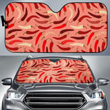 Beautiful Chili Peppers Pattern Car Sun Shade