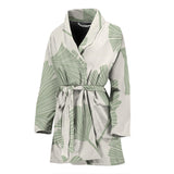 Ginkgo Leaves Pattern Women'S Bathrobe