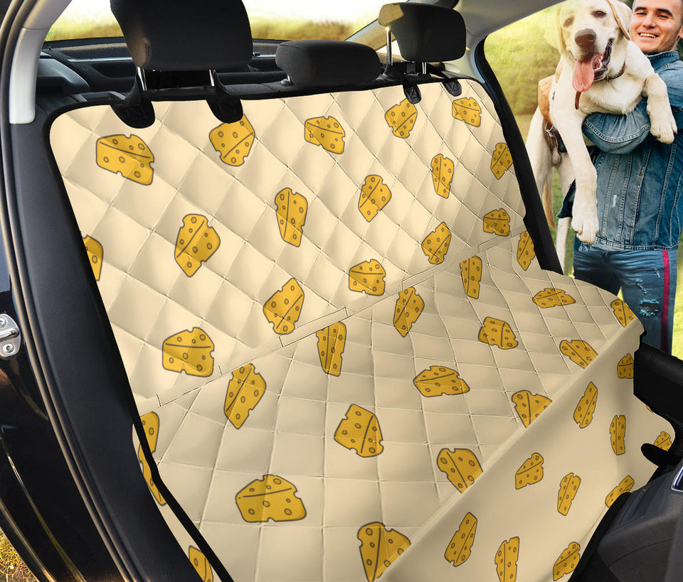 Cheese Pattern Dog Car Seat Covers