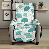 Green ginkgo leaves pattern Chair Cover Protector