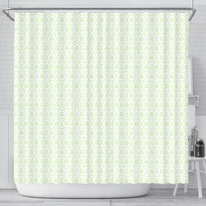 Cucumber Pattern Background Shower Curtain Fulfilled In US
