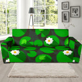 Frog Waterlily Pattern Sofa Slipcover