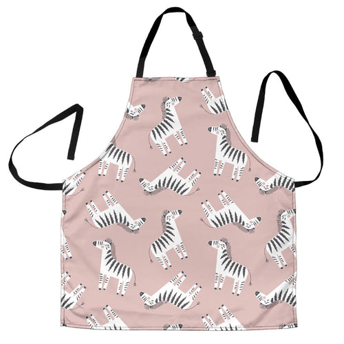 Cute Zebra Pattern Adjustable Apron