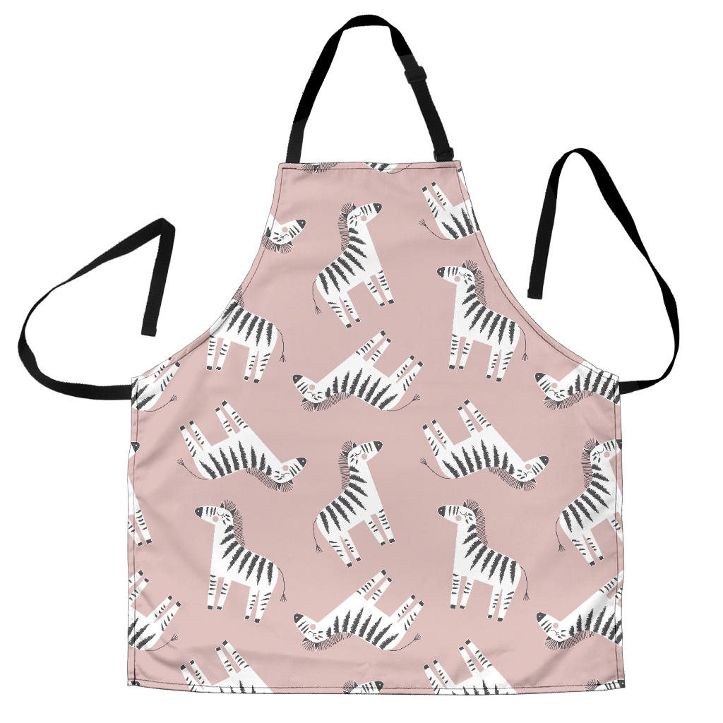 Cute Zebra Pattern Adjustable Apron