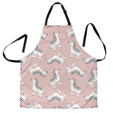 Cute Zebra Pattern Adjustable Apron