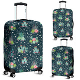 Cactus Glass Terrarium Pattern Luggage Covers