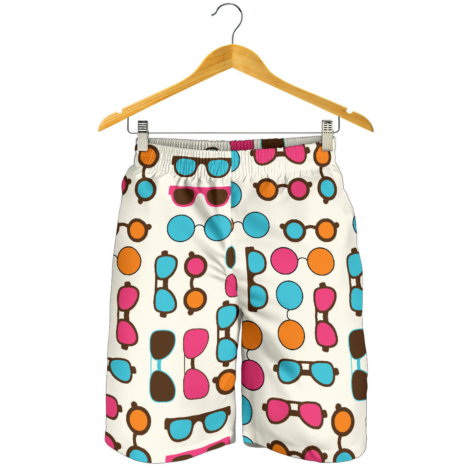 Sun Glasses Pattern Print Design 03 Men Shorts