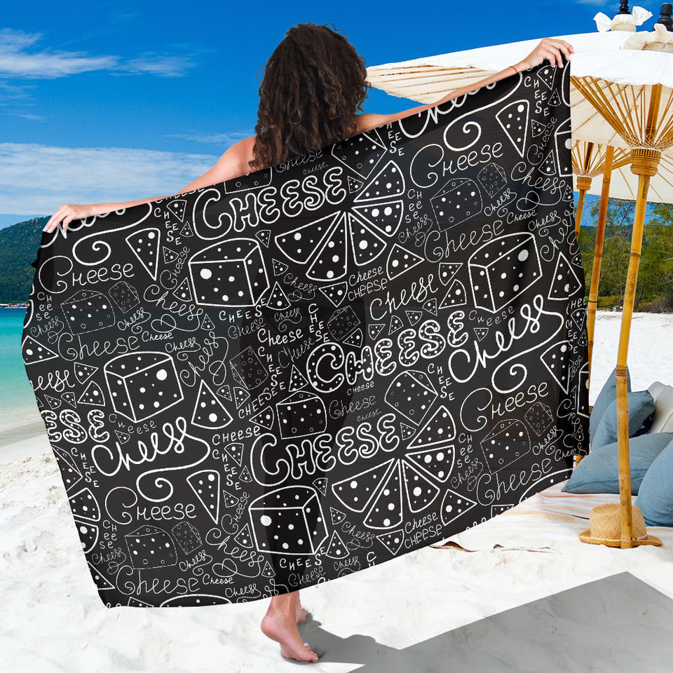 Handwritten Cheese Pattern Sarong