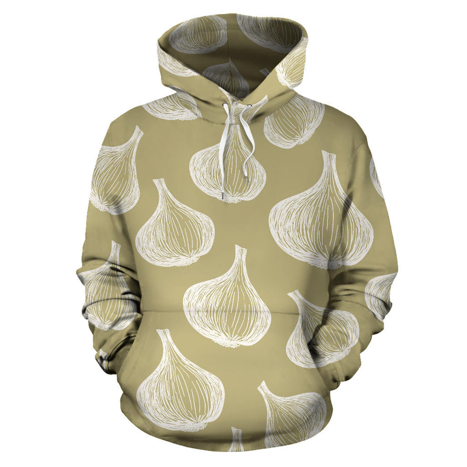 Garlic Design Pattern Men Women Pullover Hoodie