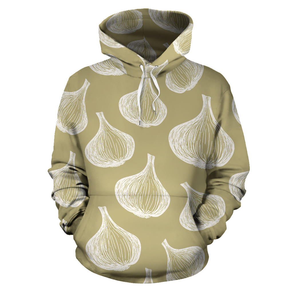 Garlic Design Pattern Men Women Pullover Hoodie