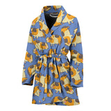 Guinea Pig Pattern Print Design 02 Women's Bathrobe