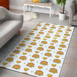 Pancake Pattern Print Design 03 Area Rug