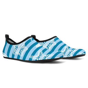 Starfish Blue Blackground Aqua Shoes